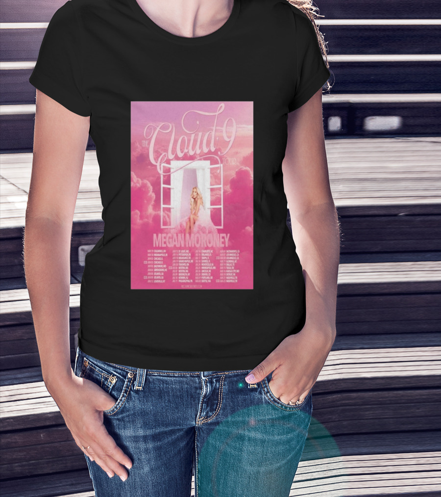 The Cloud 9 Tour Megan Moroney Chicago June 02 2026 T-Shirt