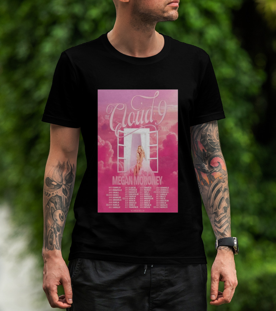 The Cloud 9 Tour Megan Moroney Chicago June 02 2026 T-Shirt
