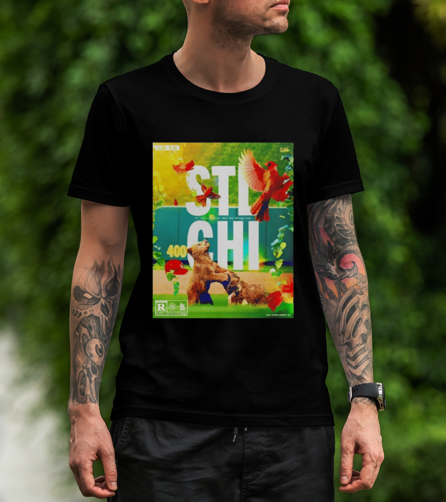 STL CHI St Louis Cardinals Vs Chicago Cubs 400 Stadium Rivalry 9 25 31 T-Shirt
