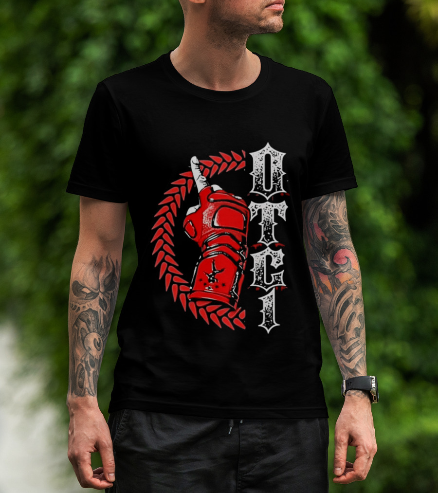 The Elite Bullet Club Pro Wrestling All Elite Wrestling AEW OTTC1 Red Glove T-Shirt