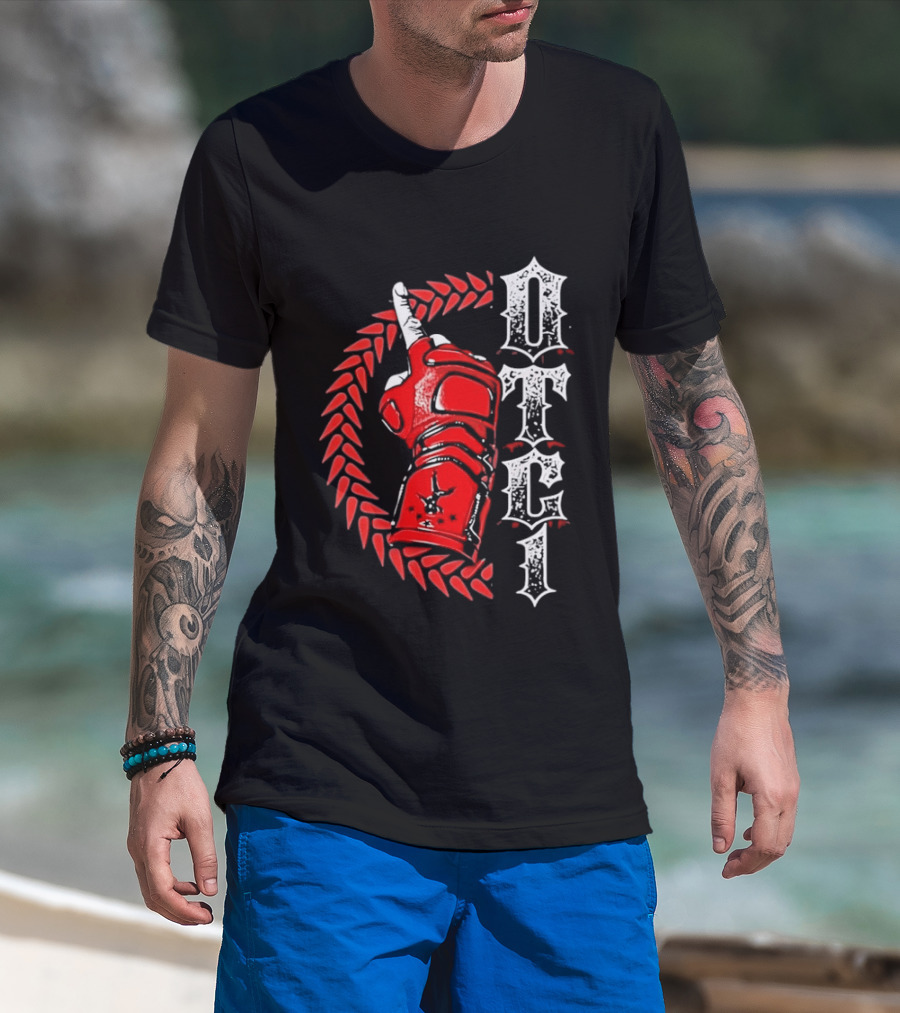 The Elite Bullet Club Pro Wrestling All Elite Wrestling AEW OTTC1 Red Glove T-Shirt