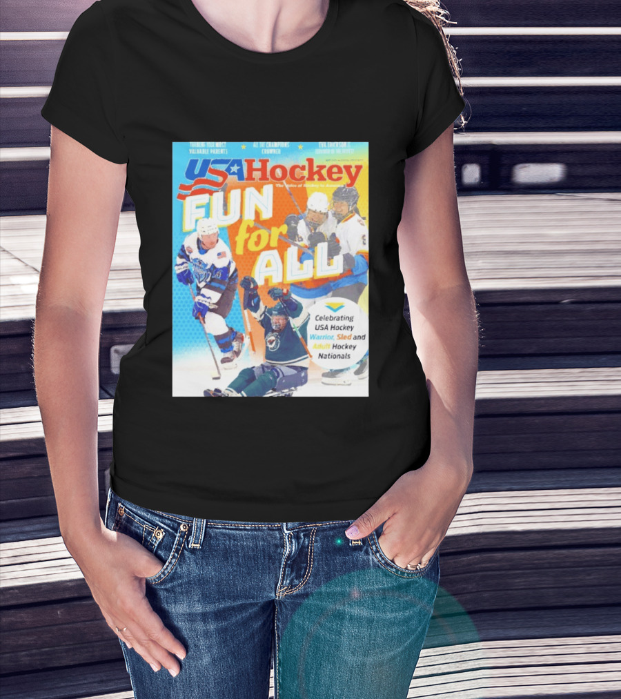 USA Hockey Fun For All Celebrating Warrior Sled And Adult Hockey Nationals T-Shirt