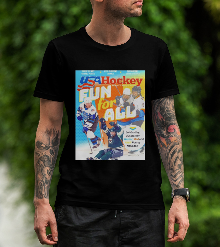 USA Hockey Fun For All Celebrating Warrior Sled And Adult Hockey Nationals T-Shirt