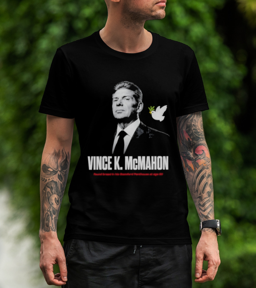 Vince K. McMahon Dove And Clover T-Shirt
