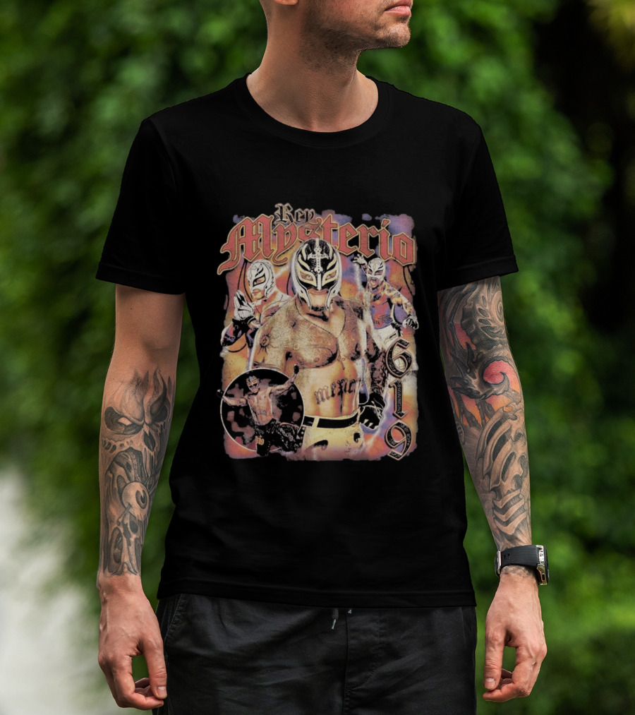 Rey Mysterio 619 Wrestling Superstar Collection T-Shirt