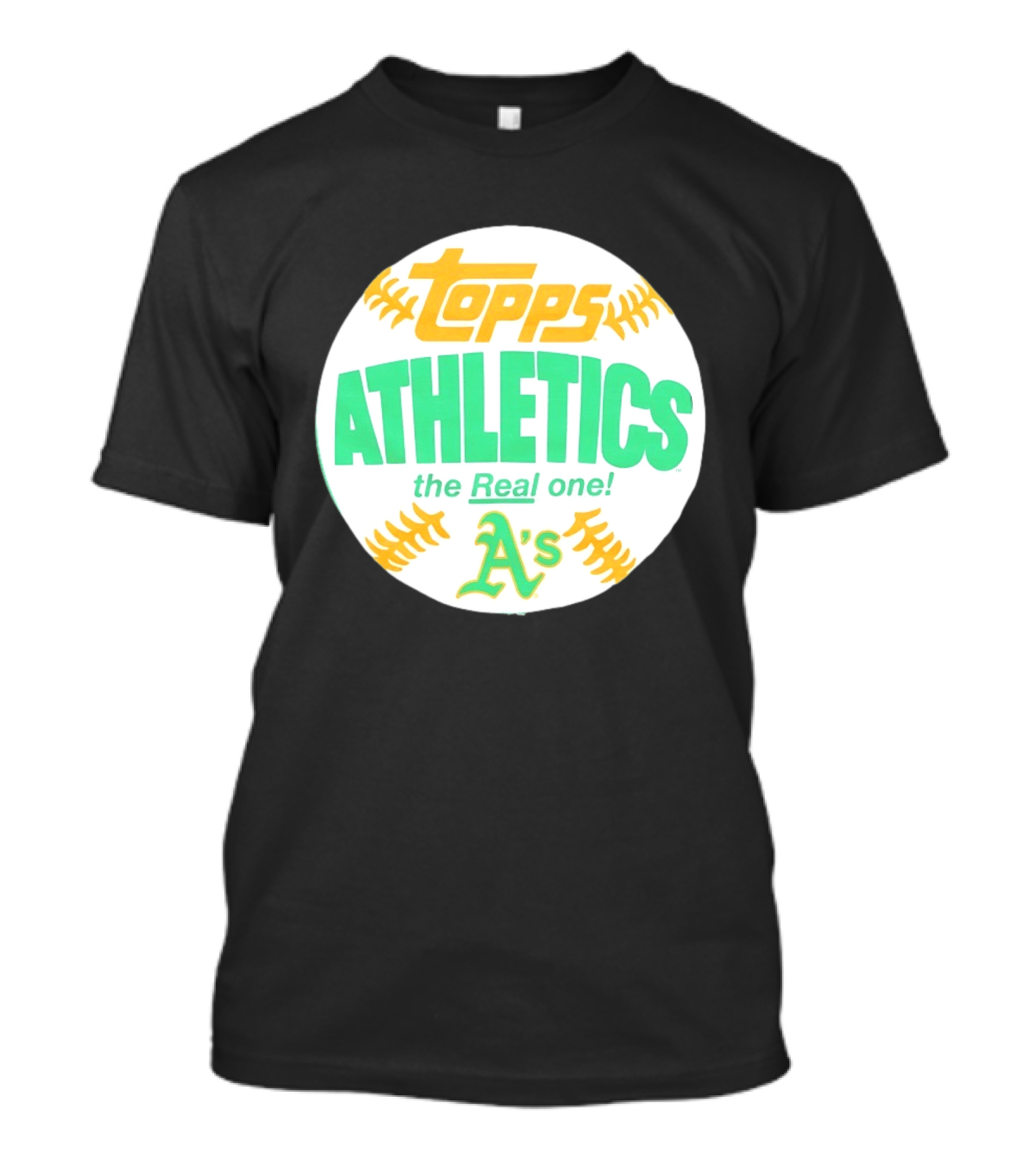 Topps Athletics The Real One A's Baseball T-Shirt