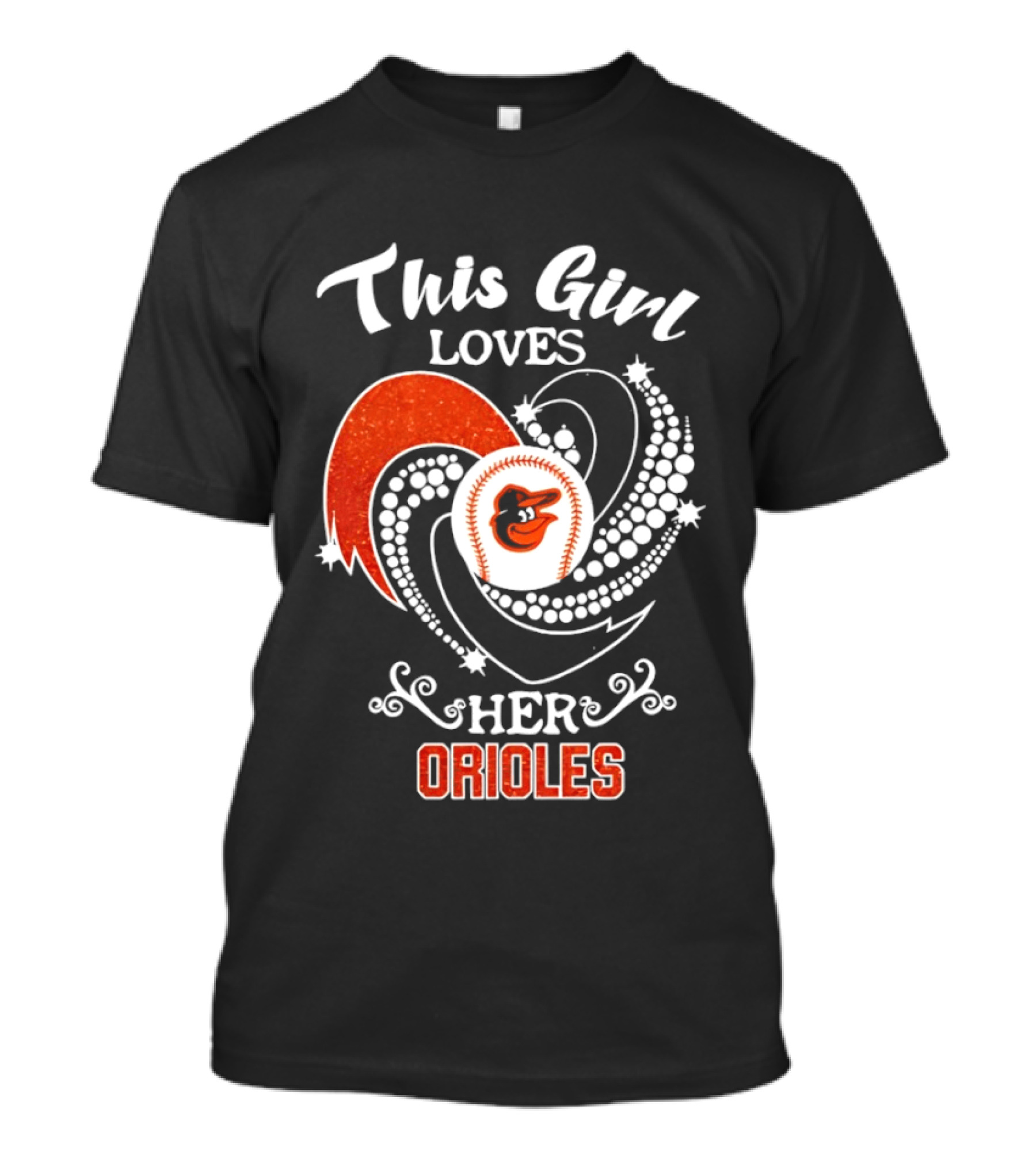 This Girl Loves Her Baltimore Orioles Major League Baseball T-Shirt