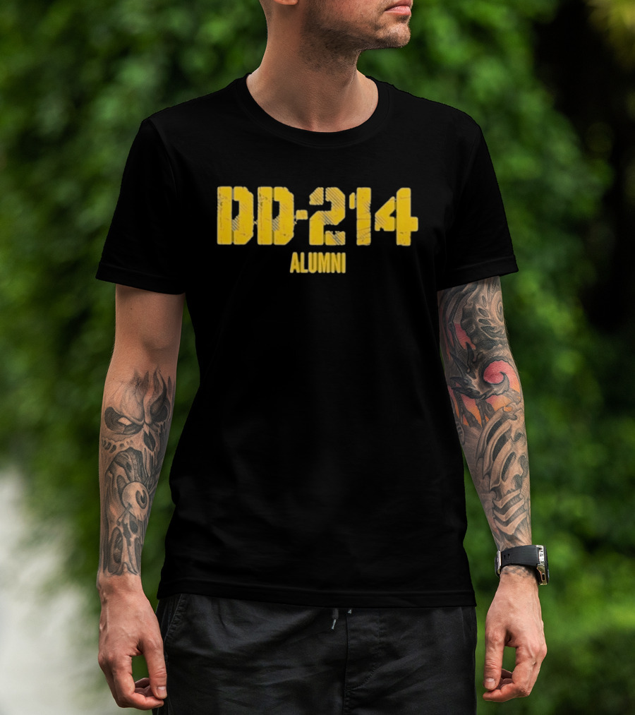 DD 214 Alumni US Military Veterans T-Shirt