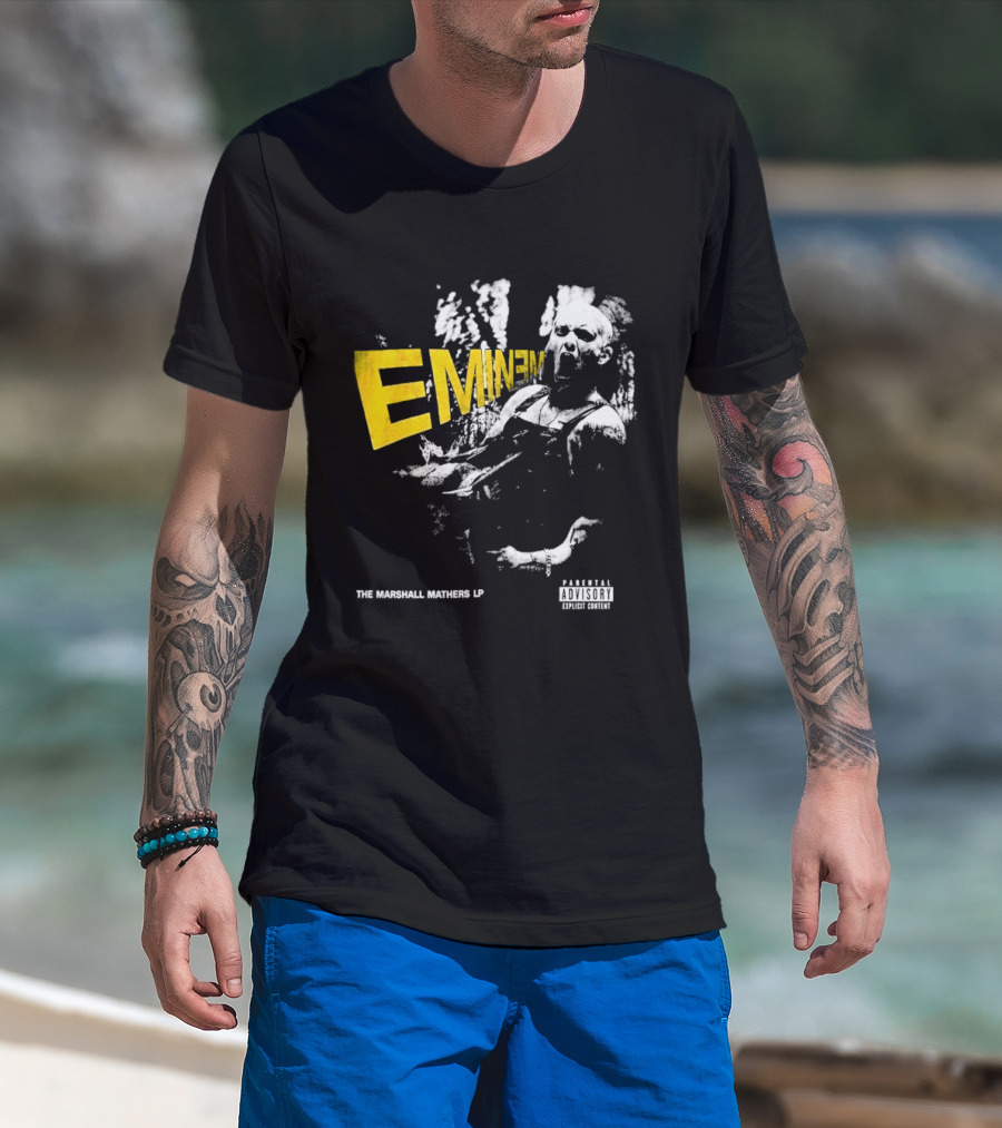 Dominik Szoboszlai Eminem The Marshall Mathers LP Parental Advisory T-Shirt