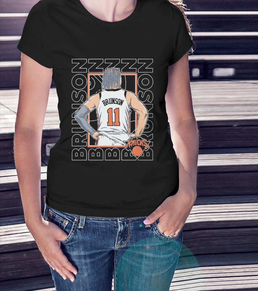 BRUNSON 11 New York Knicks Jalen Brunson ZZZZ T-Shirt