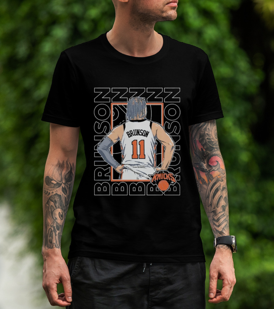 BRUNSON 11 New York Knicks Jalen Brunson ZZZZ T-Shirt