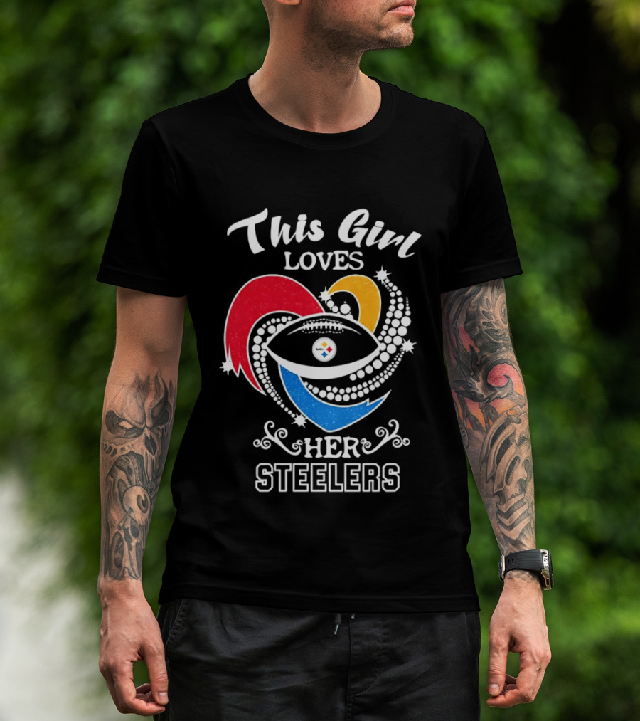 This Girl Loves Her Steelers Football Passion T-Shirt