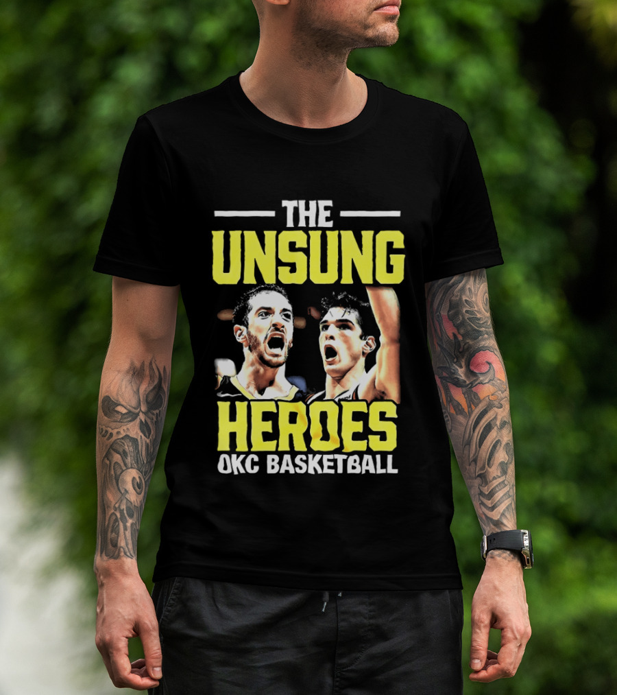 The Unsung Heroes Oklahoma City Thunder OKC Basketball T-Shirt