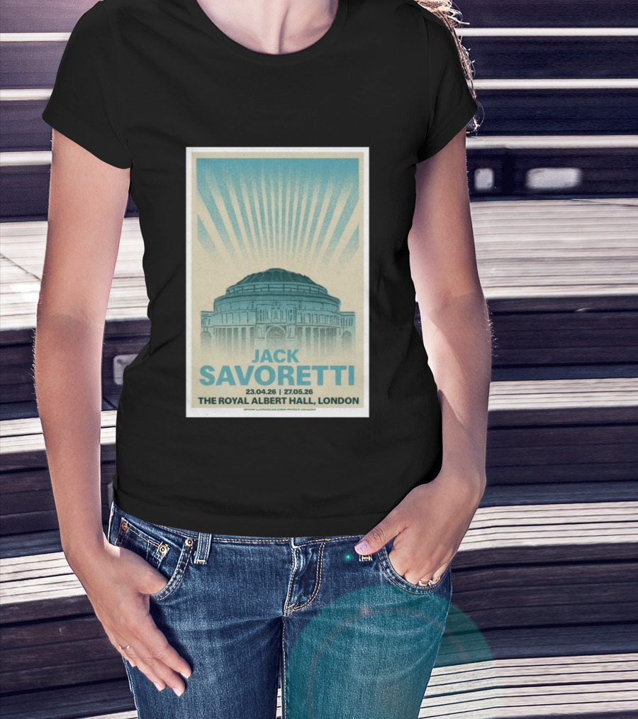 Jack Savoretti The Royal Albert Hall London Tour 23.04.26 27.05.26 T-Shirt