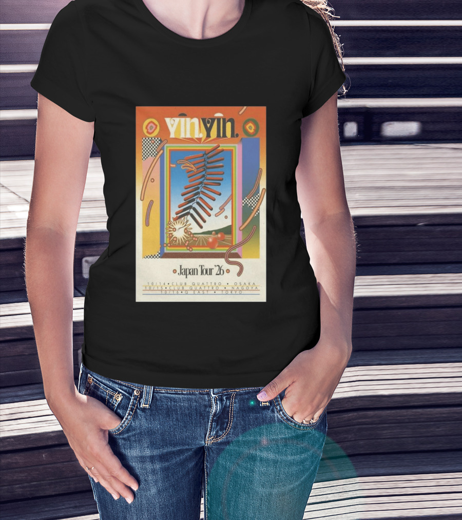YinYin Japan Tour 2026 Club Quattro Osaka Nagoya Tokyo T-Shirt