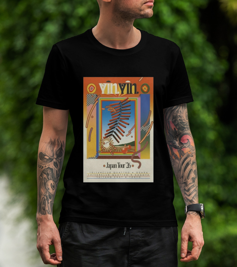 YinYin Japan Tour 2026 Club Quattro Osaka Nagoya Tokyo T-Shirt