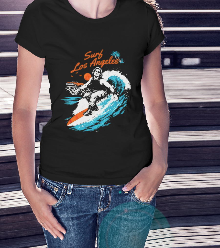 Surf Los Angeles Snake Plissken Escape From New York T-Shirt