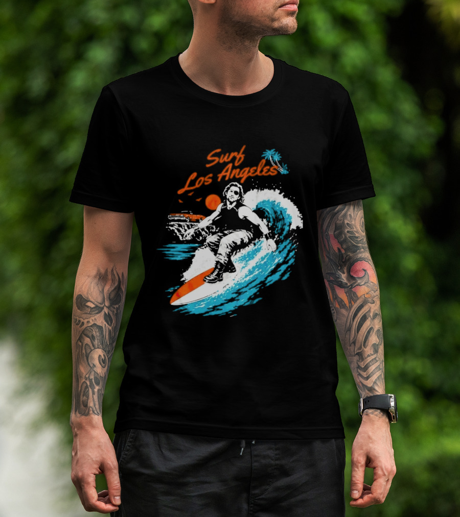 Surf Los Angeles Snake Plissken Escape From New York T-Shirt