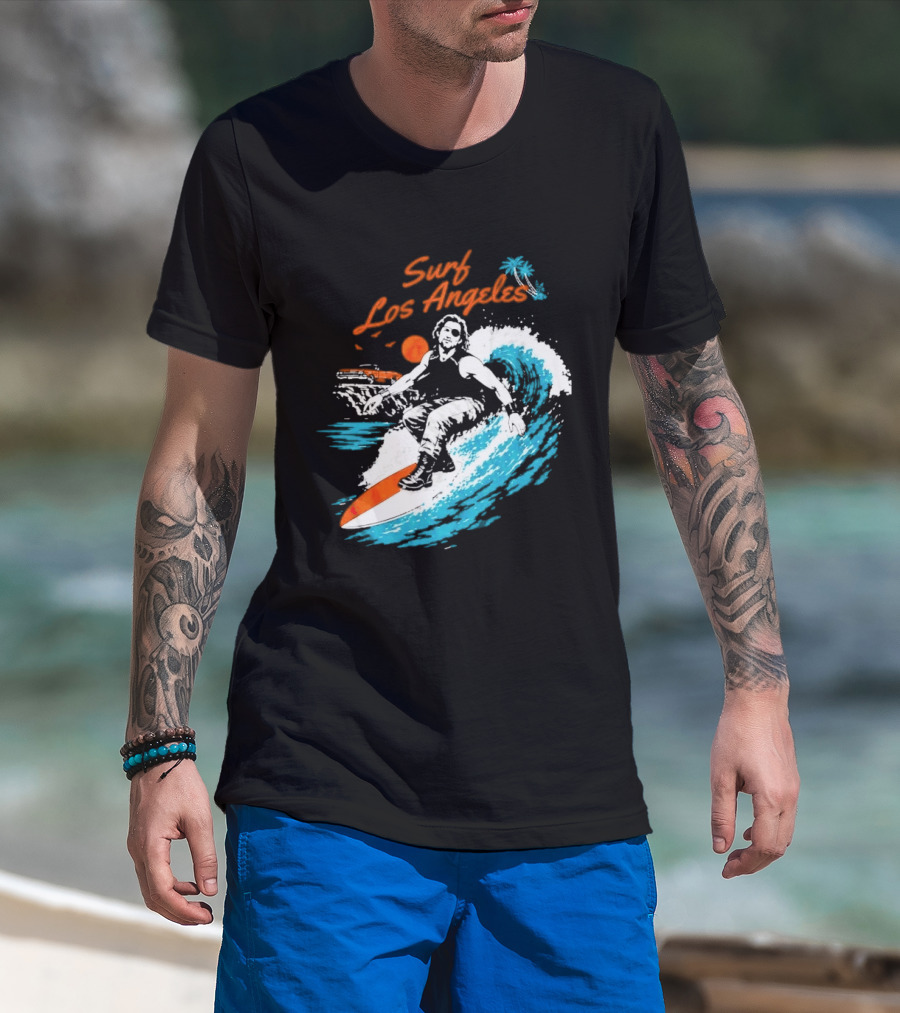 Surf Los Angeles Snake Plissken Escape From New York T-Shirt