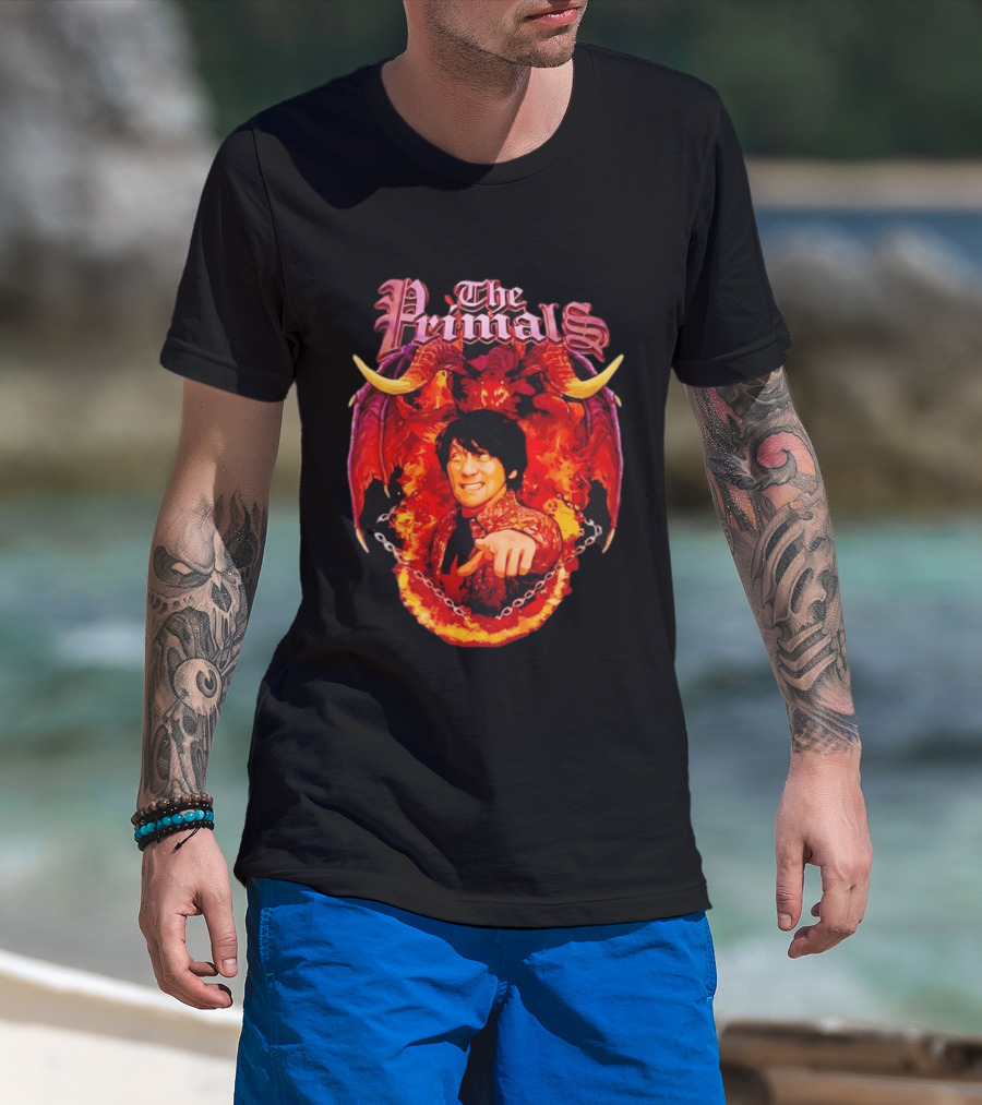The Primals Naoki Yoshida Yoshi P Final Fantasy XIV Eorzea Square Enix Flame T-Shirt