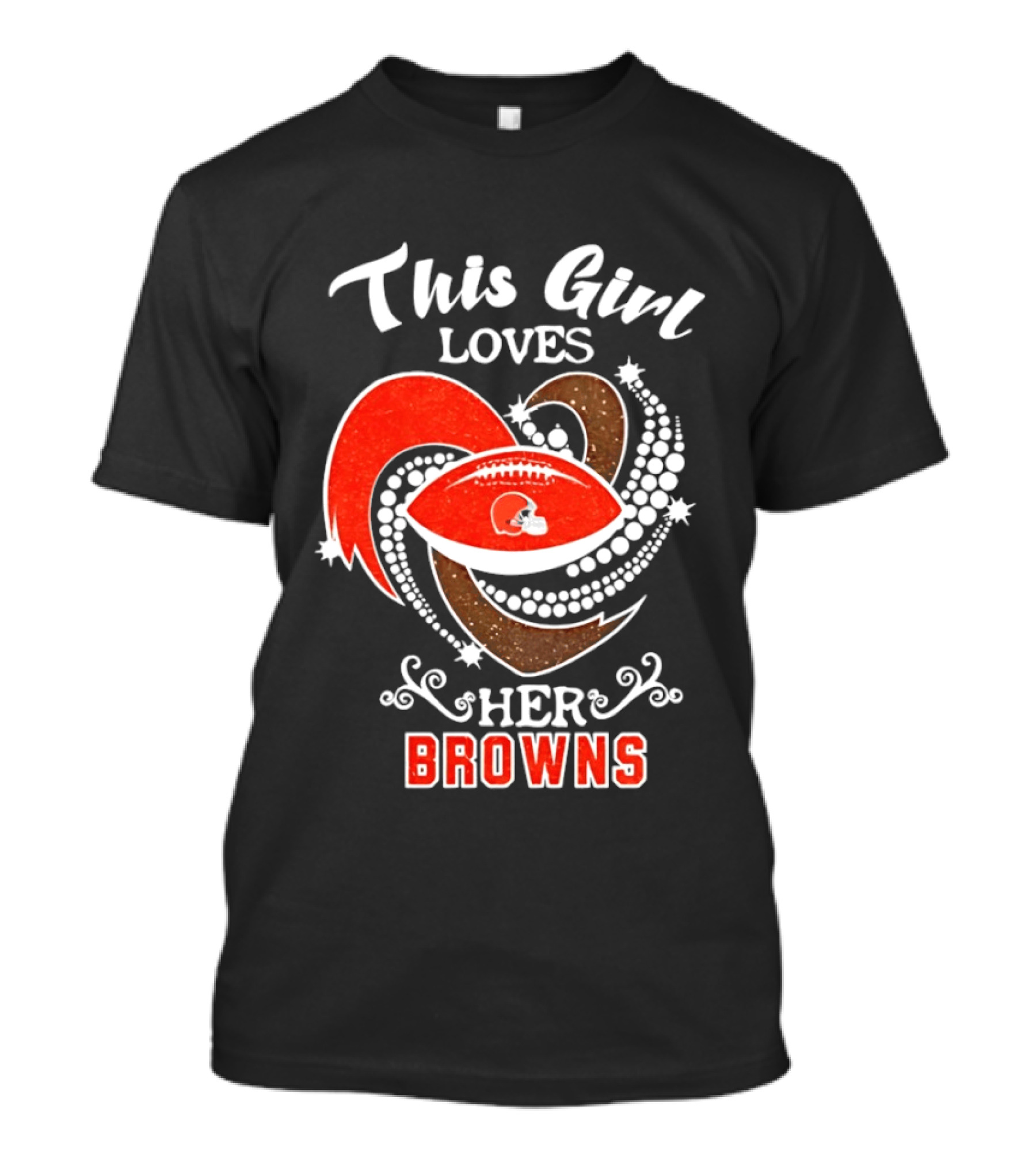 This Girl Loves Her Cleveland Browns T-Shirt
