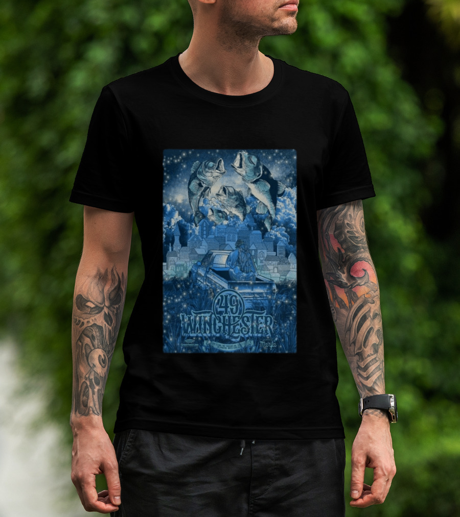 49 Winchester Concert June 02 2026 Wilmington NC Marfa T-Shirt