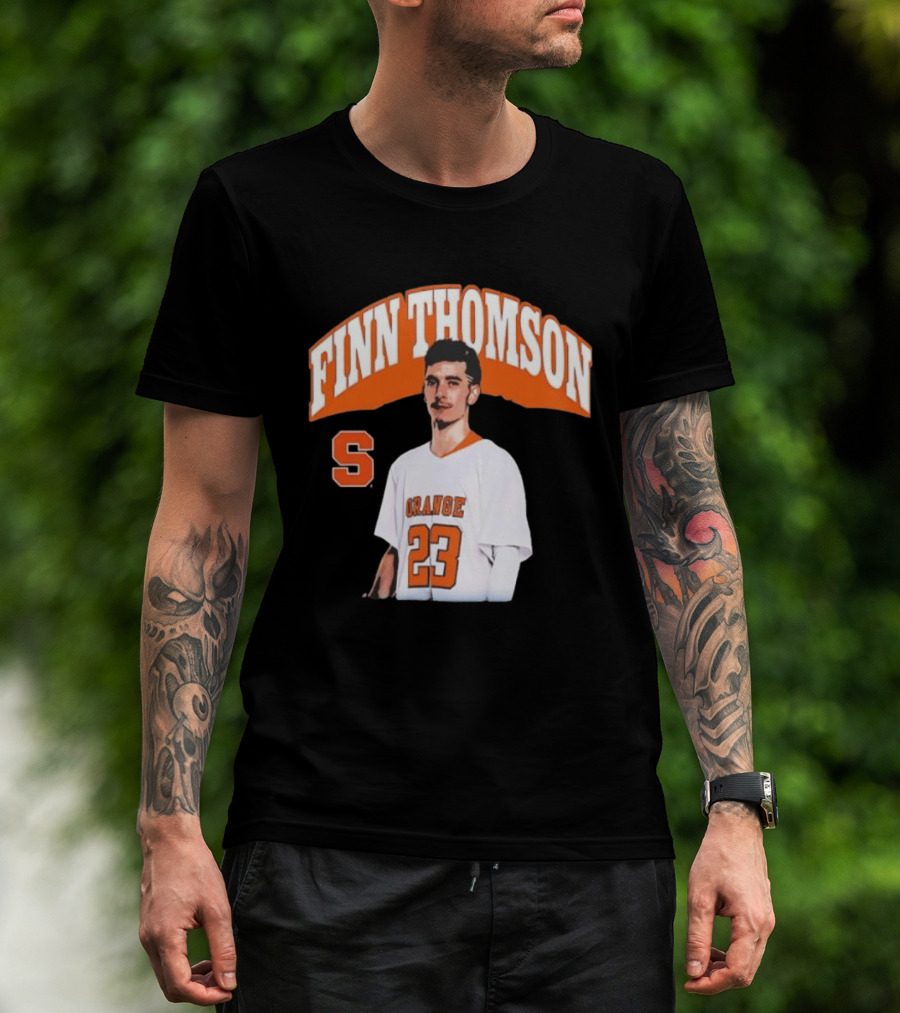 Syracuse Orange Lacrosse Finn Thomson Number 23 T-Shirt