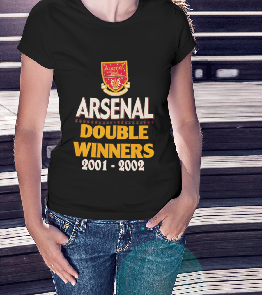 Arsenal Double Winners 2001 2002 T-Shirt