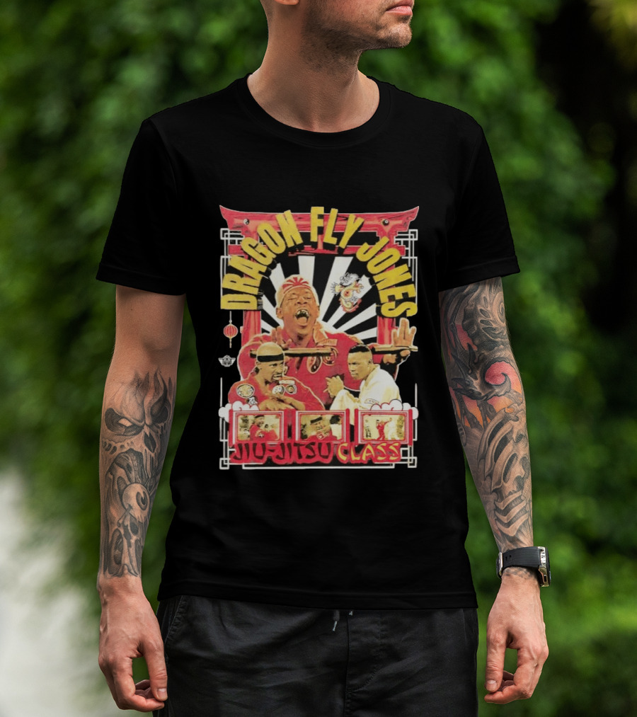 Dragon Fly Jones Jiu Jitsu Class Martial Arts Comedy 90s T-Shirt