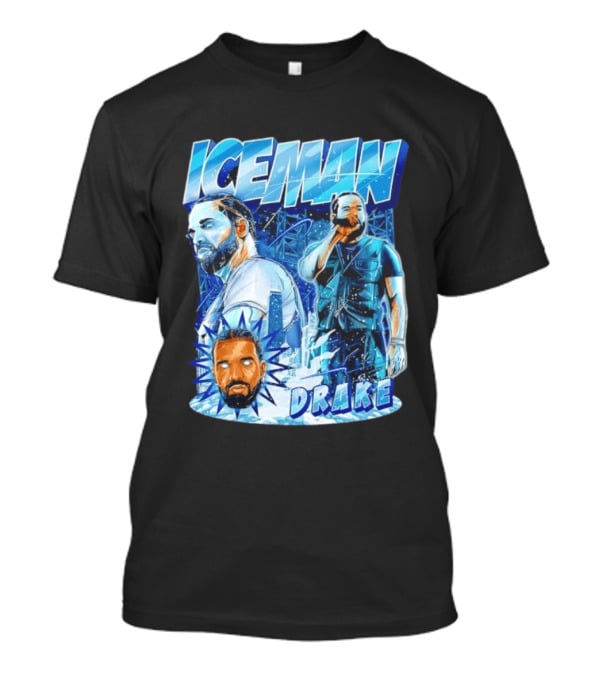 Drake Iceman Glowing Eyes Frozen City T-Shirt