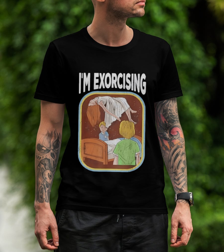 I'm Exorcising NJ Horror Paranormal Child Scene T-Shirt