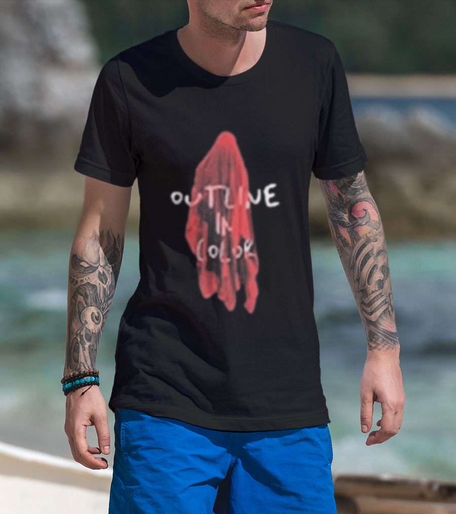 Outline In Color Coast Is Clear Ghost T-Shirt