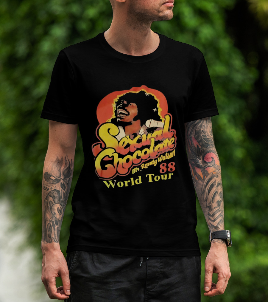Sexual Chocolate Mr Randy Watson 88 World Tour Eddie Murphy Coming To America T-Shirt