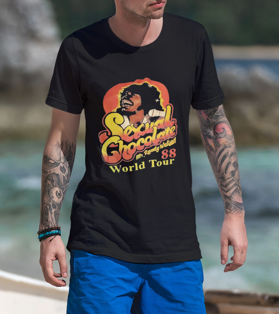 Sexual Chocolate Mr Randy Watson 88 World Tour Eddie Murphy Coming To America T-Shirt