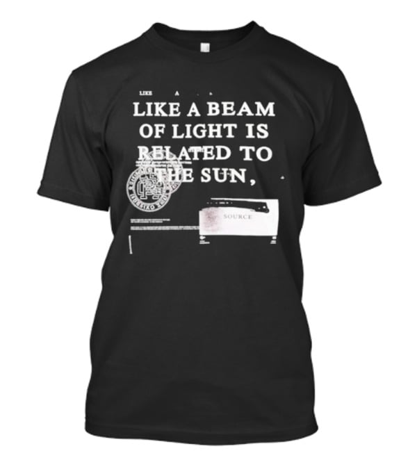 Kyrie Irving Like A Beam Of Light Is Related To The Sun Cosmic Court Vision T-Shirt
