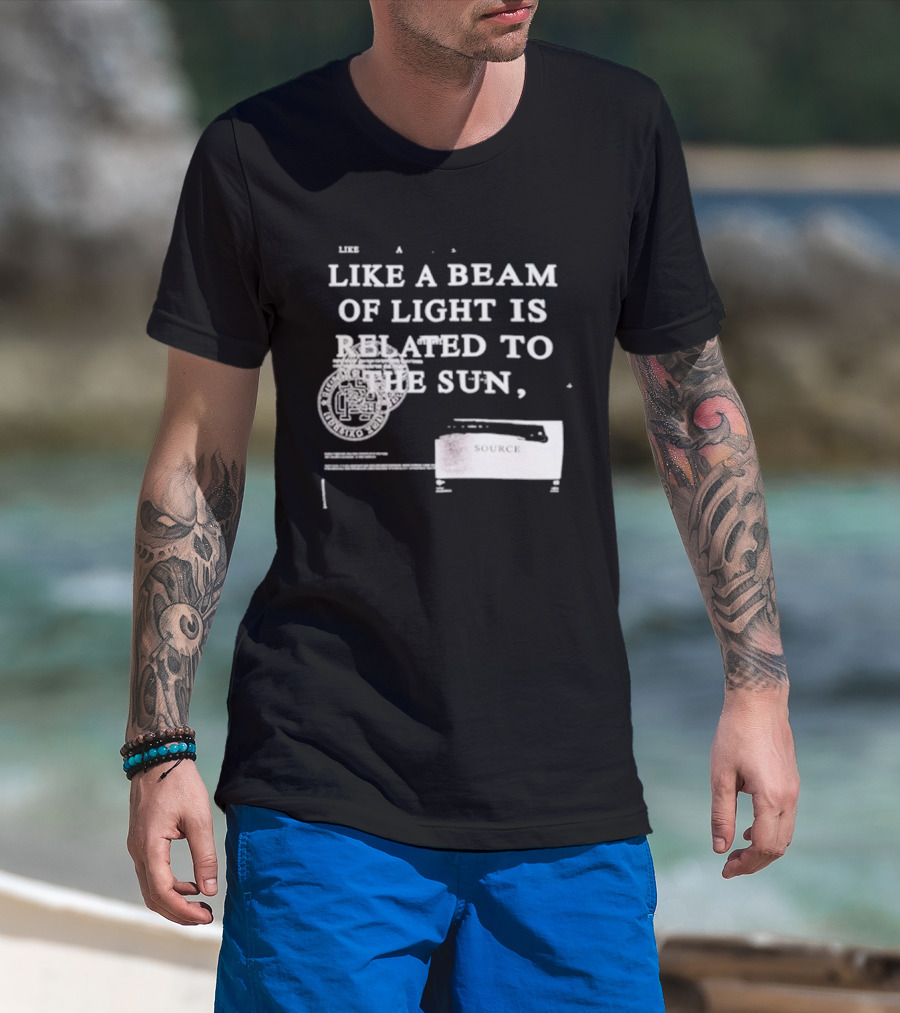 Kyrie Irving Like A Beam Of Light Is Related To The Sun Cosmic Court Vision T-Shirt