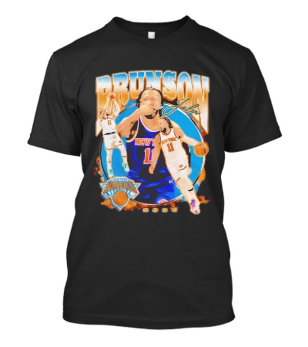 New York Knicks Jalen Brunson 2026 Basketball Player NBA Sports Memorabilia T-Shirt