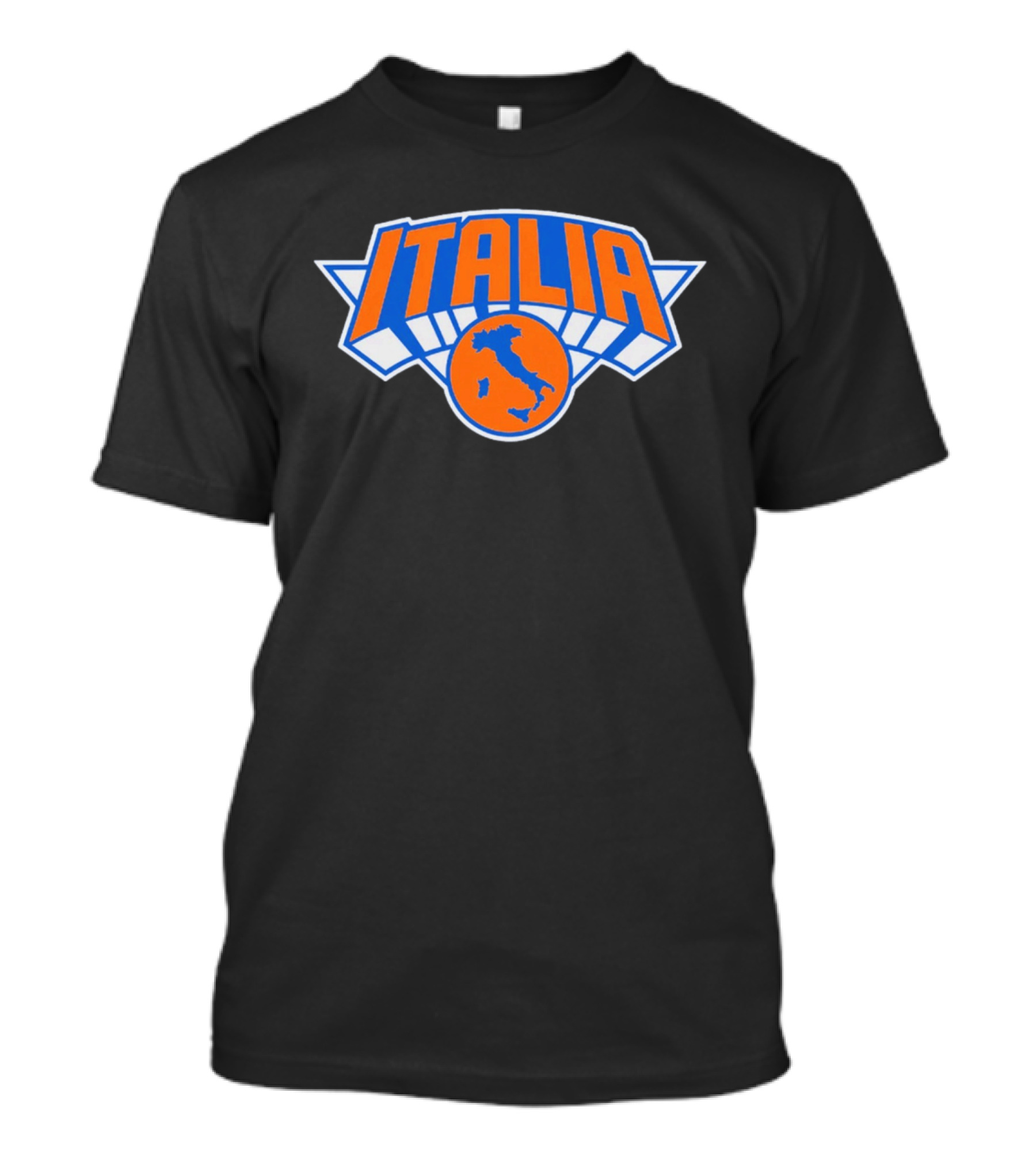 Italia New York Knicks Basketball Italy Map T-Shirt