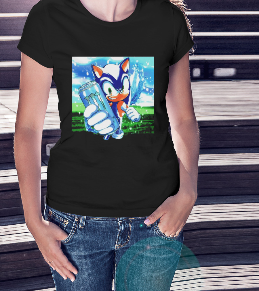 Mamono World Hedgehog Monster Energy T-Shirt