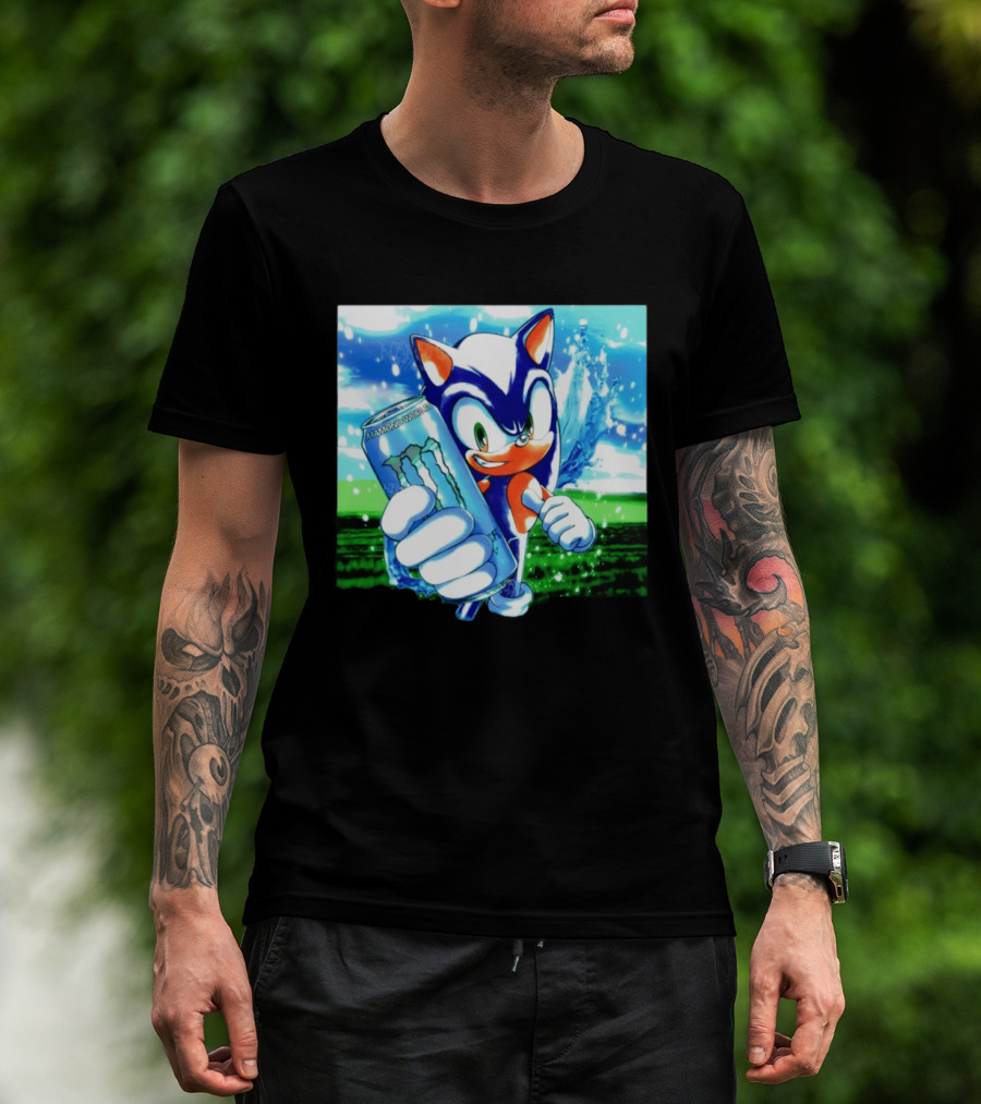 Mamono World Hedgehog Monster Energy T-Shirt