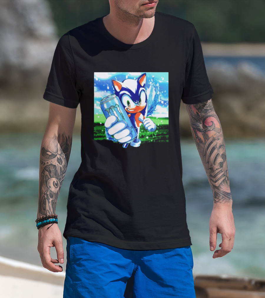 Mamono World Hedgehog Monster Energy T-Shirt
