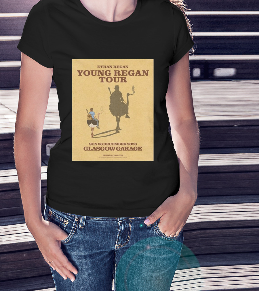 Ethan Regan Young Regan Tour December 2026 Glasgow Garage T-Shirt
