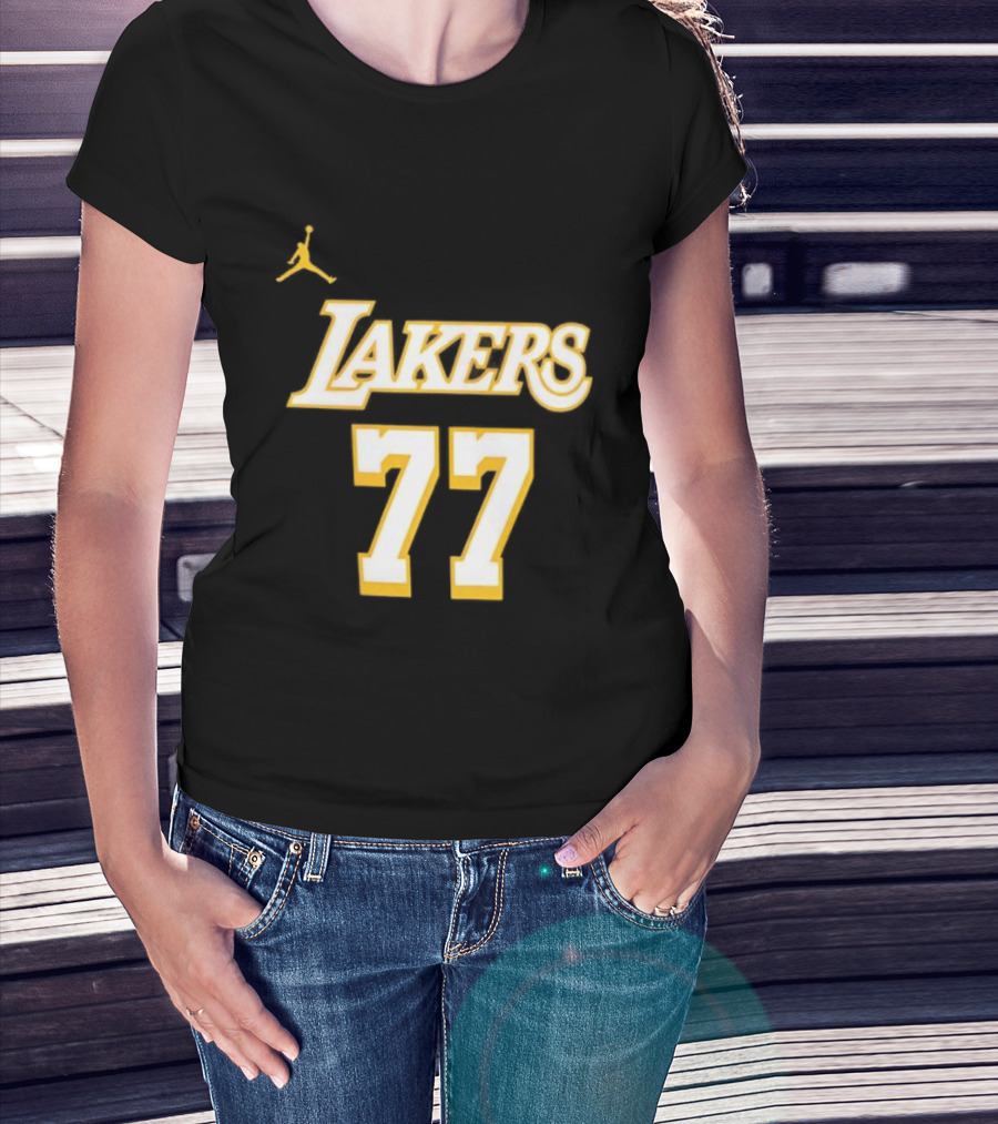 Luka Doncic Lakers 77 Jordan T-Shirt
