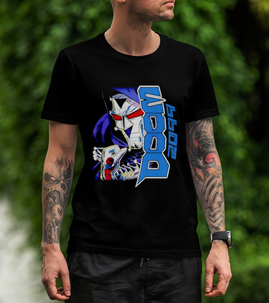 Marvel Comics Doctor Doom 2099 Blue Armor T-Shirt