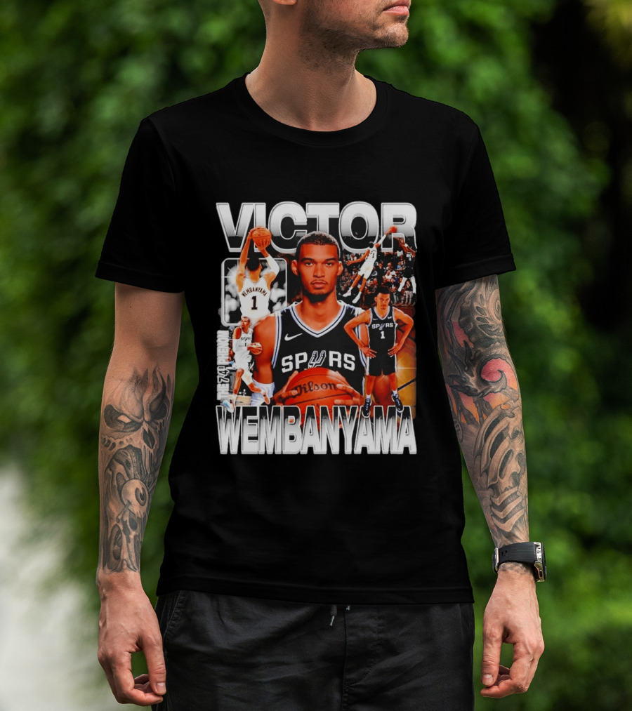 Victor Wembanyama Spurs Phenom Basketball Player T-Shirt