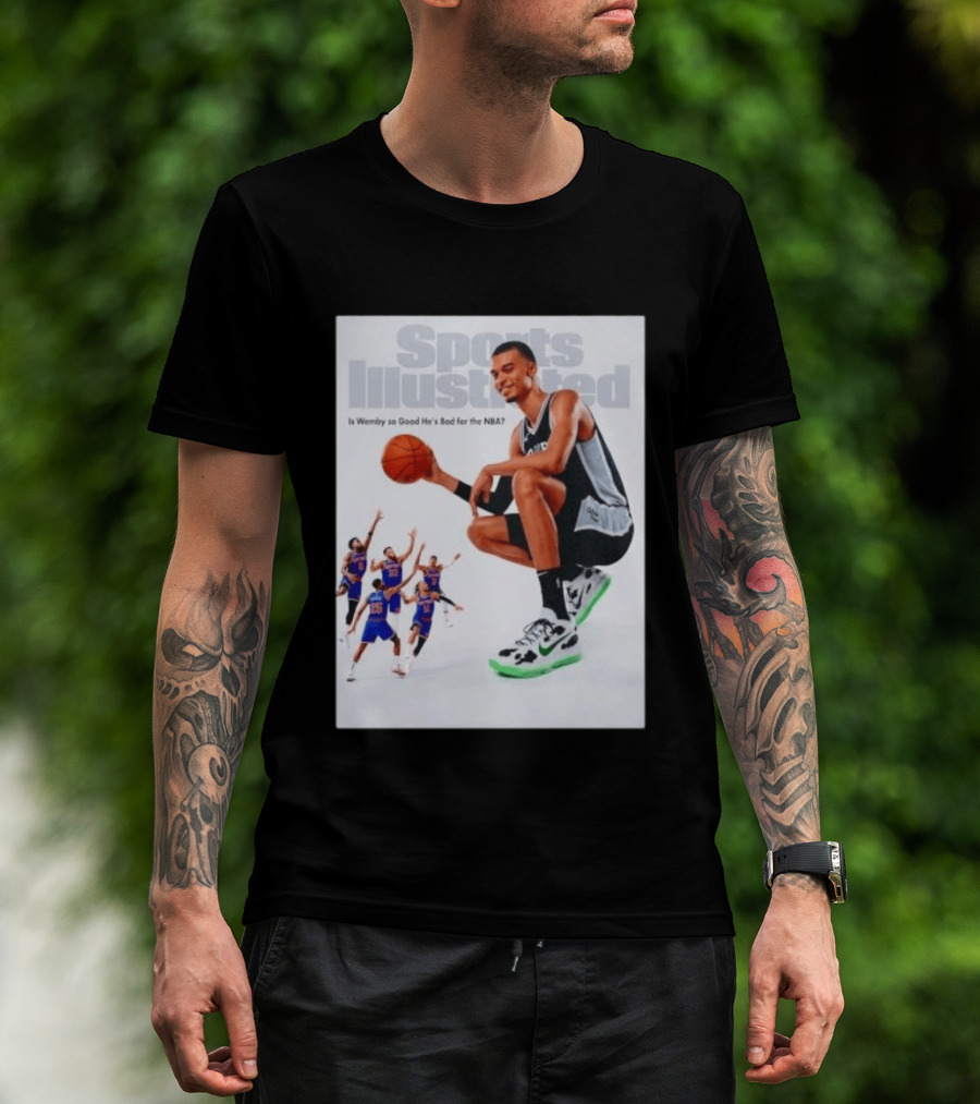 Sports Illustrated Wemby Is So Good He's Bad For The NBA T-Shirt