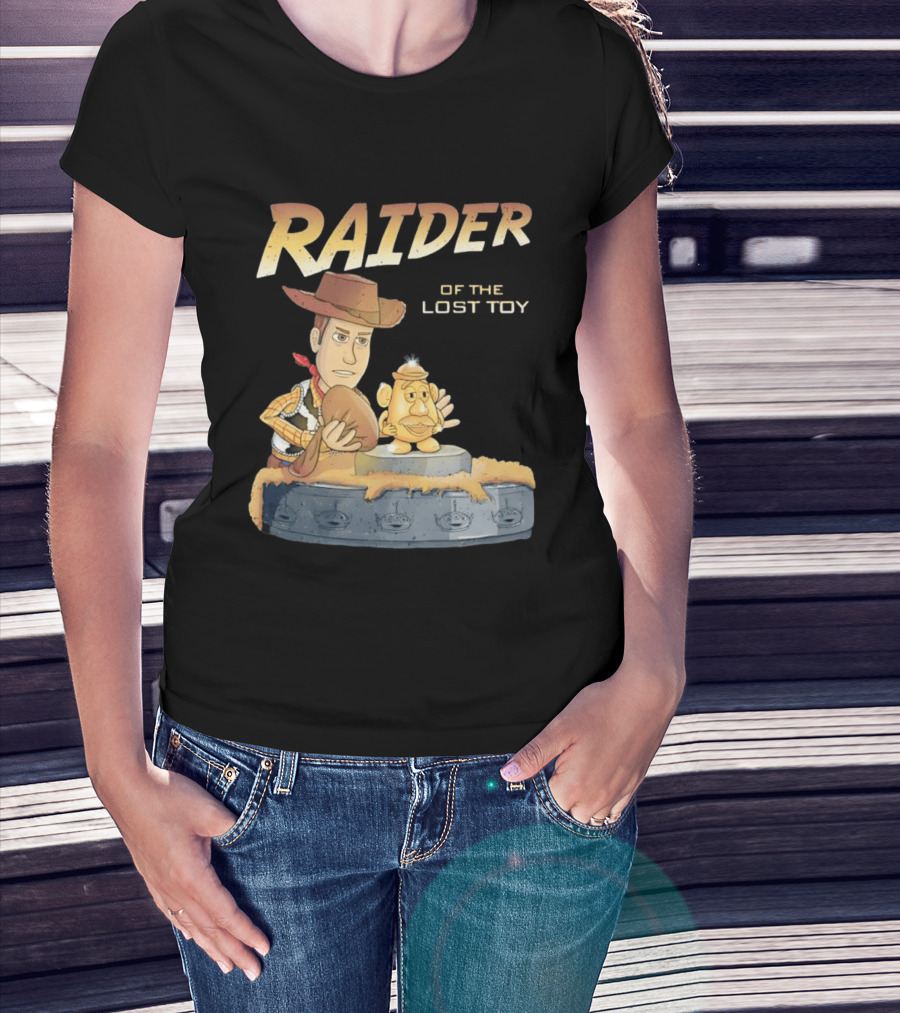 Raiders Toy Story Woody Mr Potato Head Lost Toy T-Shirt
