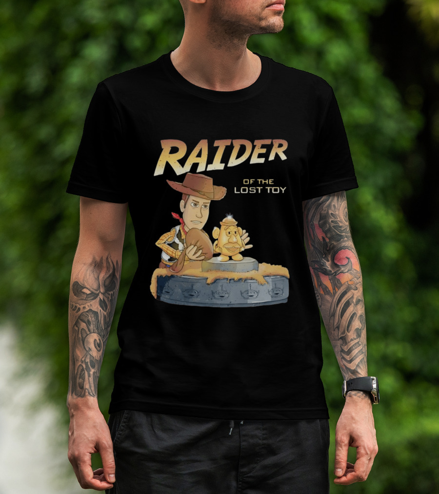 Raiders Toy Story Woody Mr Potato Head Lost Toy T-Shirt