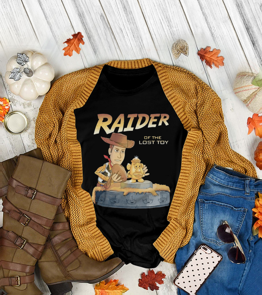 Raiders Toy Story Woody Mr Potato Head Lost Toy T-Shirt