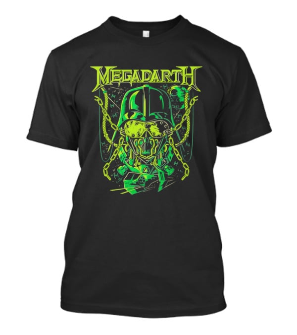 Star Wars Darth Vader Megadarth Helmet Space Iconic Mashup T-Shirt